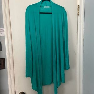 Teal cardigan
